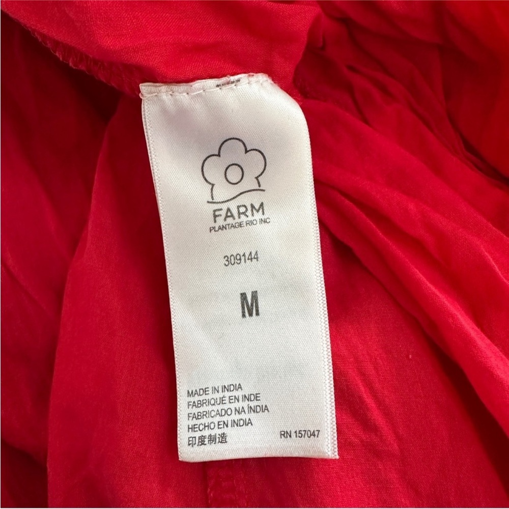 FARM Rio Scarlet Ruffled Backless Midi Dress - Picture 15 of 16